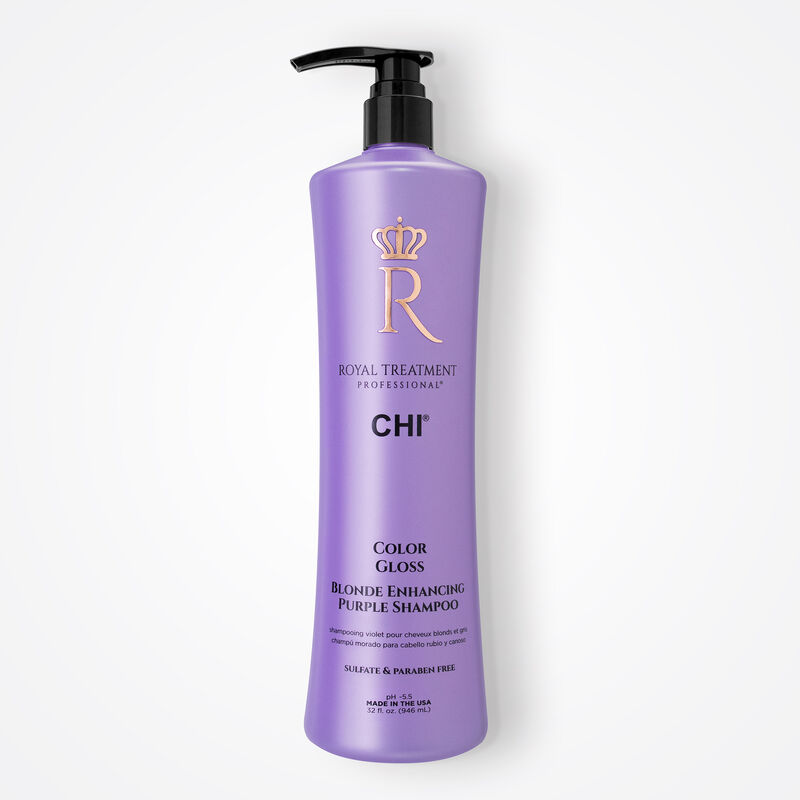 Royal Treatment Color Gloss Blonde Enhancing Purple Shampoo - 32 Ounces, , large image number null